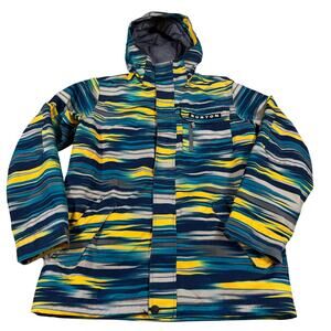 Burton Poacher Insulated Snowboard Jacket Men's M Multicolor DryRide
